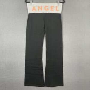 Victoria's Secret Pants Womens Medium Angel Foldover Yoga Flare Gym Workout VS